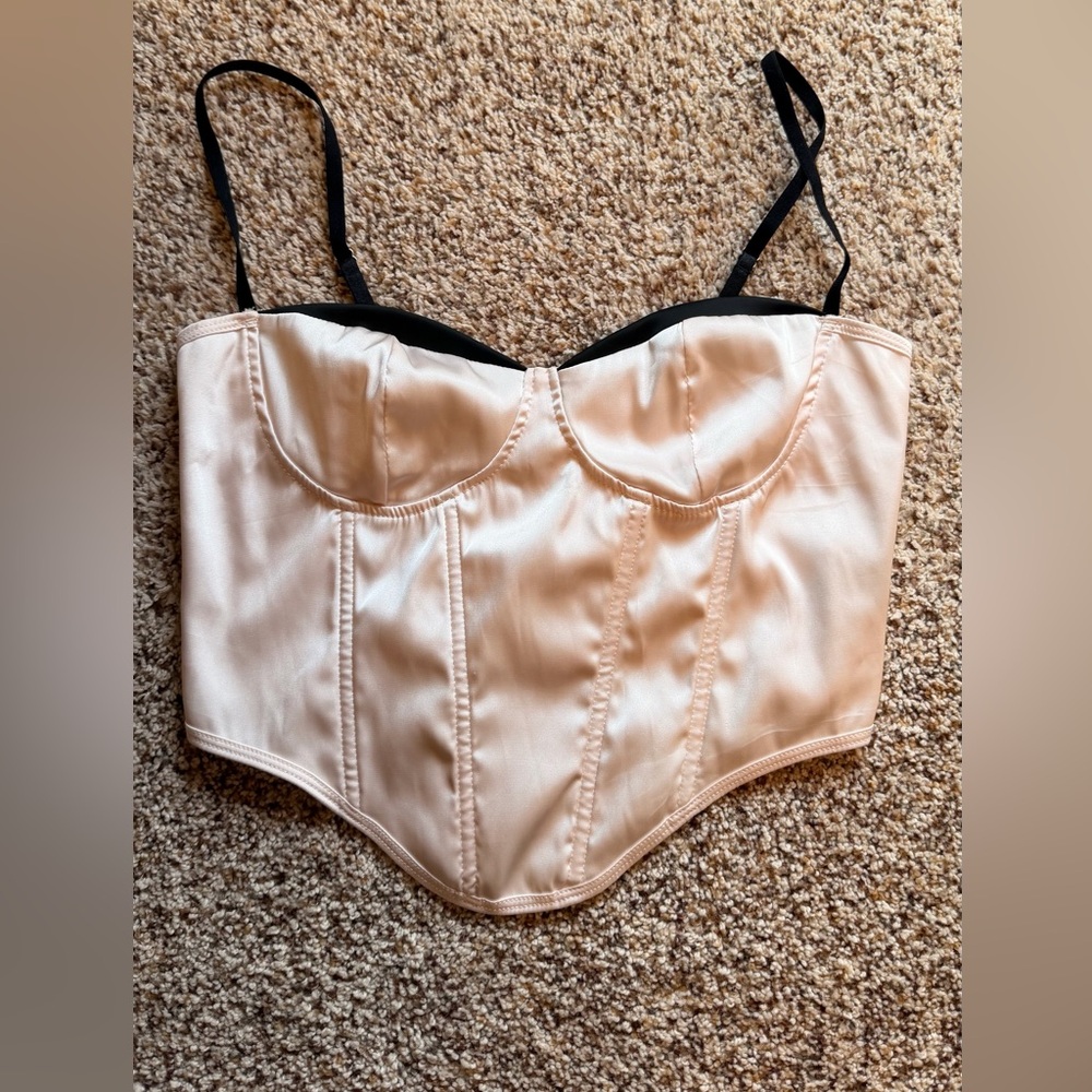 SHEIN Cream Corset Top